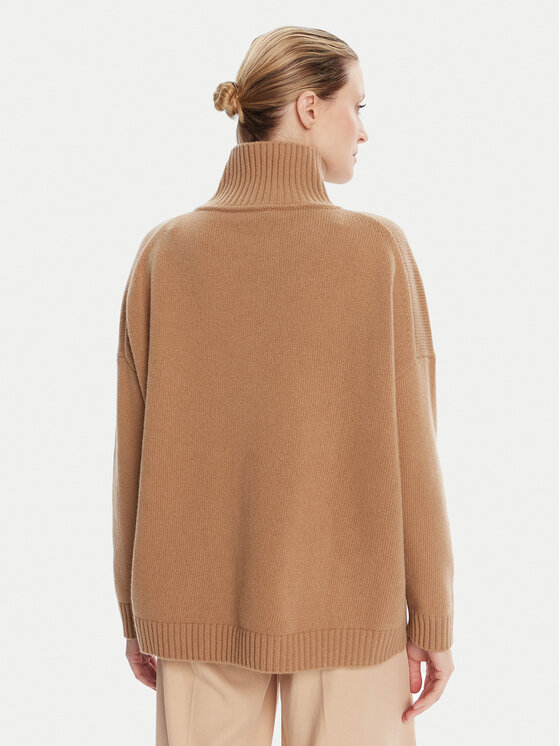 Weekend Max Mara Weekend Max Mara Rollkragenpullover Borgia 2525366112 Beige Relaxed Fit