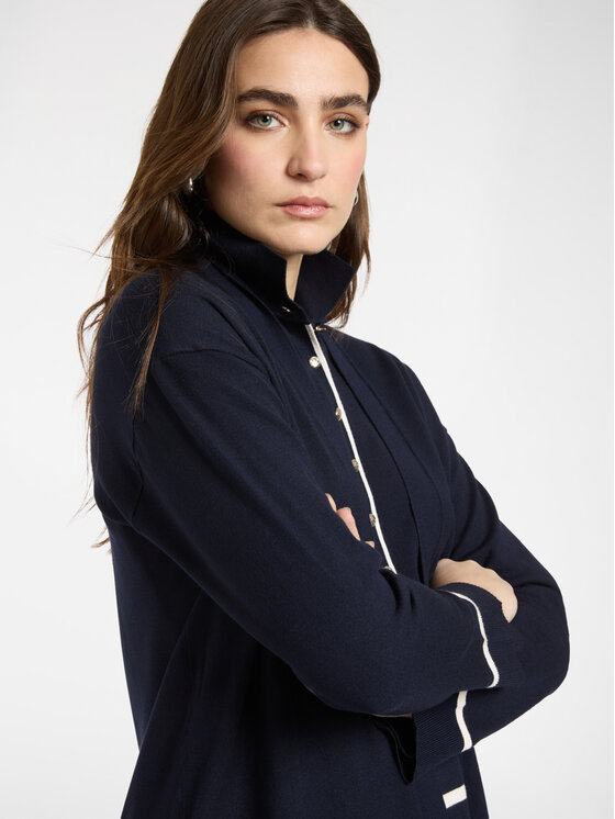 Elena Mirò Elena Mirò Cardigan M564Z000705N0A3 Blu Regular Fit