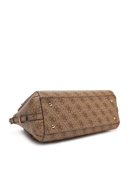 Guess Guess Дамска чанта Yvonne Logo HWSG23 78060 Кафяв