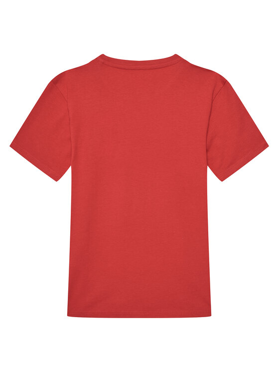 Guess Guess T-Shirt L5YI38 K5M20 Czerwony Regular Fit