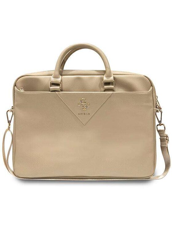 Guess Guess Torba na laptopa Uniwersalne Złoty
