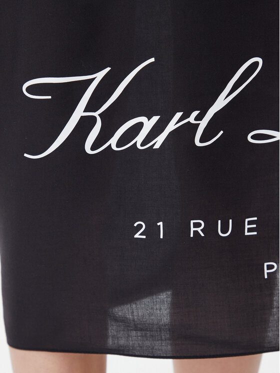 KARL LAGERFELD KARL LAGERFELD Pareo A1W46096 Crna