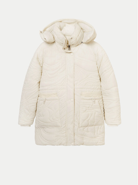 Desigual Desigual Winterjacke Aarhus 24WWEWAC Écru Regular Fit