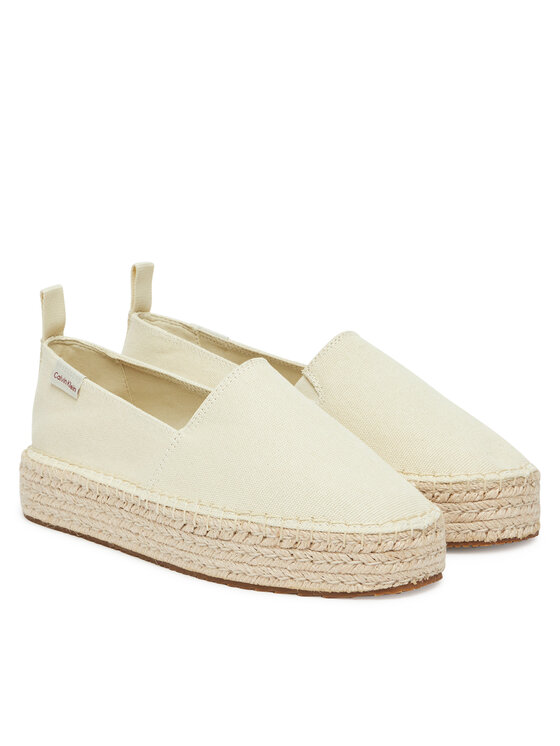 Calvin Klein Jeans Calvin Klein Jeans Espadrilky Platform Espadrille Ml Cs YW0YW01871 Béžová