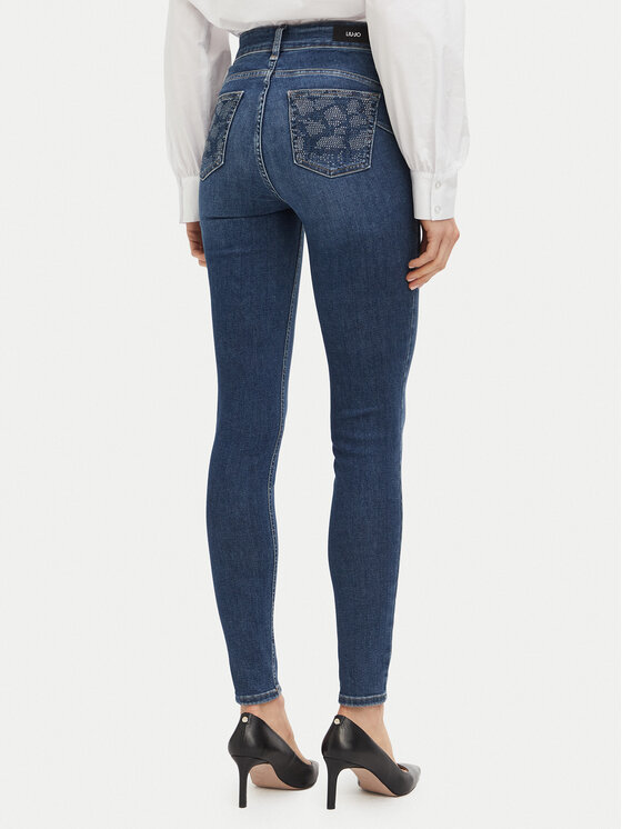 Liu Jo Liu Jo Džinsai UF6013 D0305 Tamsiai mėlyna Skinny Fit