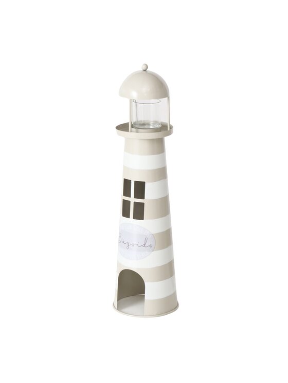 MIAhome MIAhome Zestaw 2 latarni morskich 57x15,7 cm FARO Beżowy