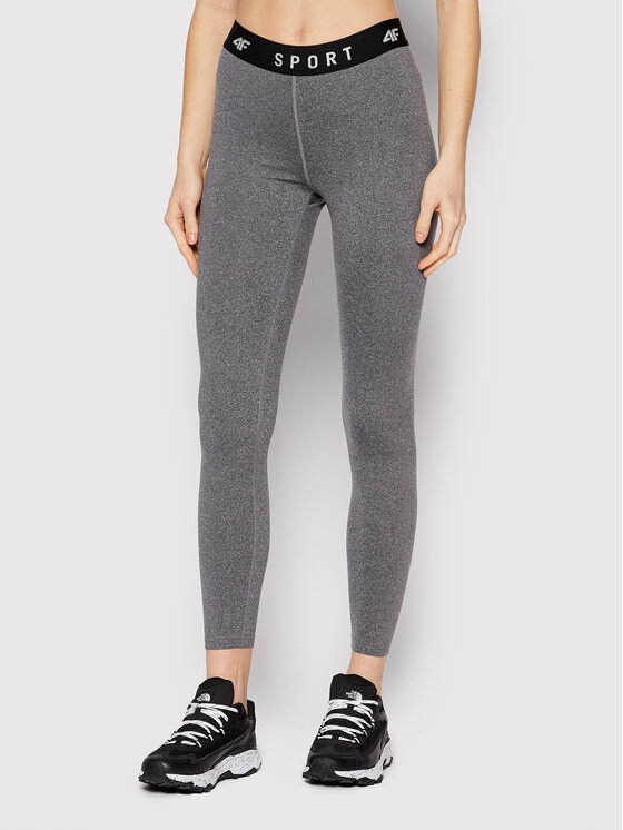 4F 4F Legginsy H4L22-SPDF351 Szary Slim Fit