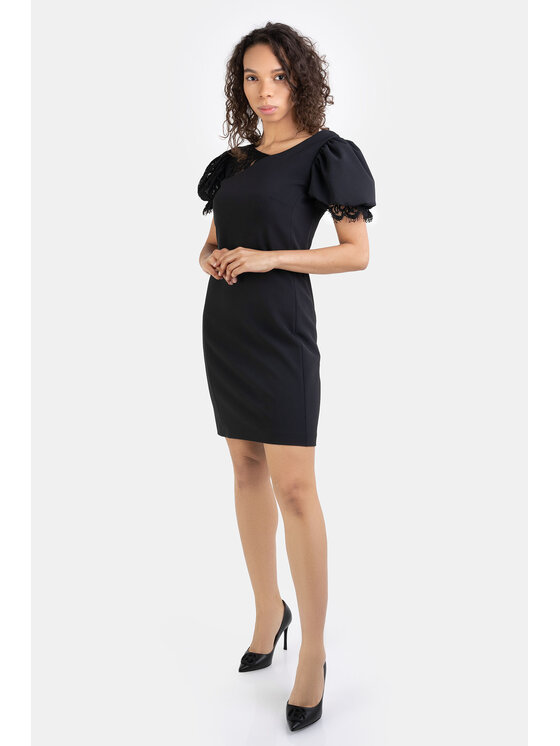 PINKO Pinko Sukienka koktajlowa ANDALGALA Czarny Slim Fit