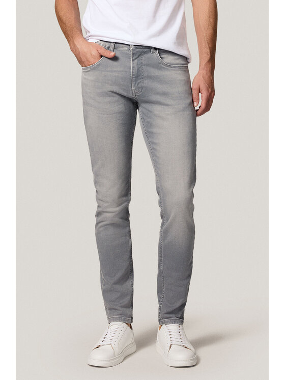 Próchnik Próchnik Jeansy PM9 SP113225000001 Szary Slim Fit