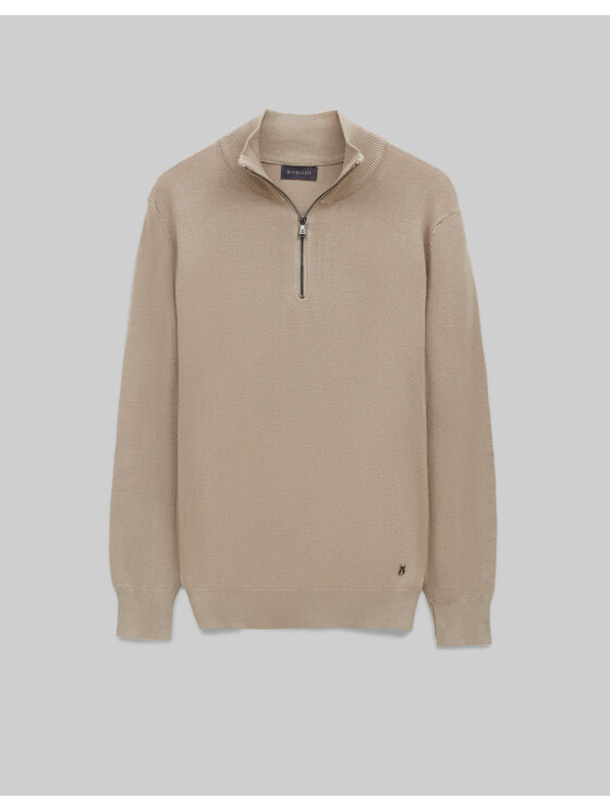 Borgio Męski Sweter, rozmiar XL, Beżowy, gabicce