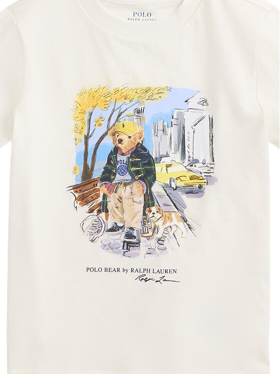 Polo Ralph Lauren Polo Ralph Lauren Tričko 322979493001 Écru Regular Fit
