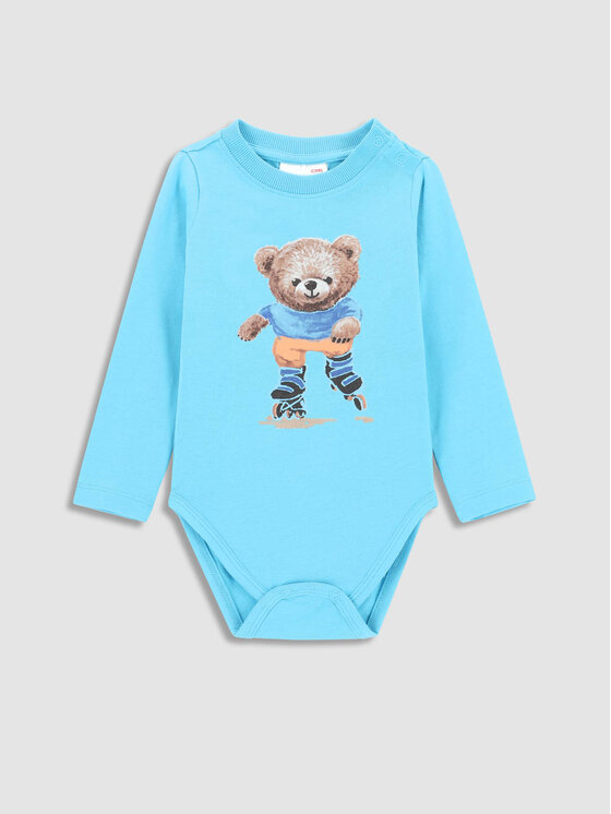 Body da neonato WC3112103SKN Blu Regular Fit