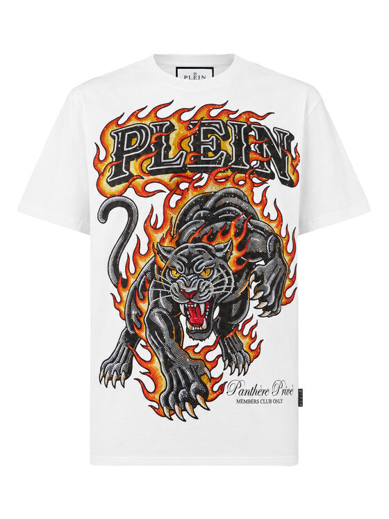 PHILIPP PLEIN PHILIPP PLEIN T-shirt 32088 Bianco Regular Fit