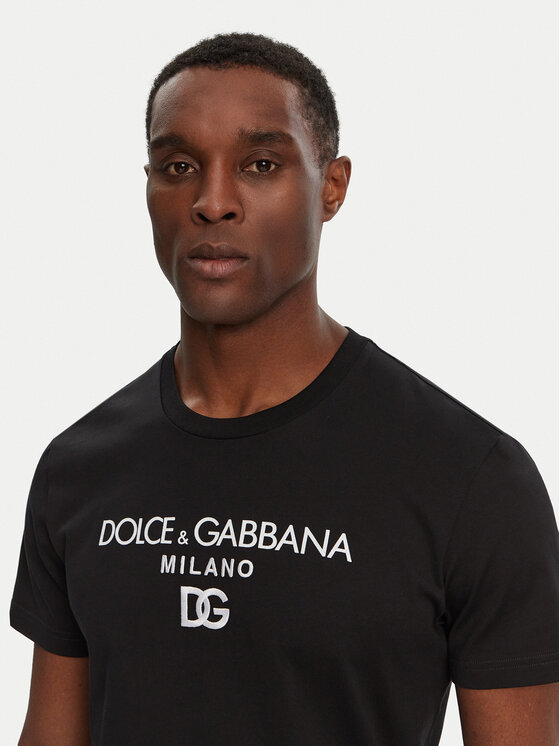 Dolce&Gabbana Dolce&Gabbana T-shirt G8PD7Z G7B9X Crna Regular Fit