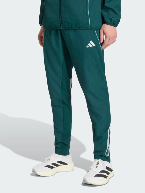 adidas adidas Spodnie materiałowe Arsenal Zielony Regular Fit