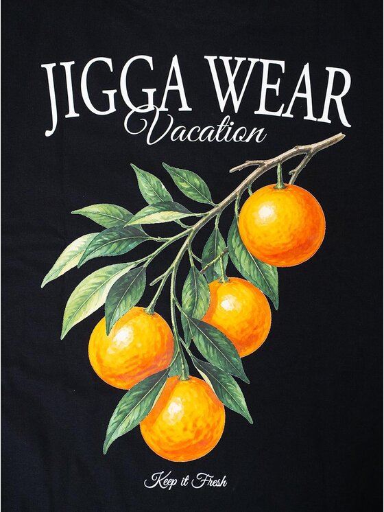Jigga Wear Jigga Wear T-Shirt 132331 Czarny Regular Fit