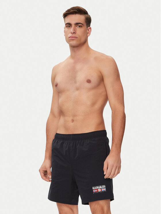 Napapijri Napapijri Kopalne hlače V-Sahtu NP0A4HON Črna Regular Fit