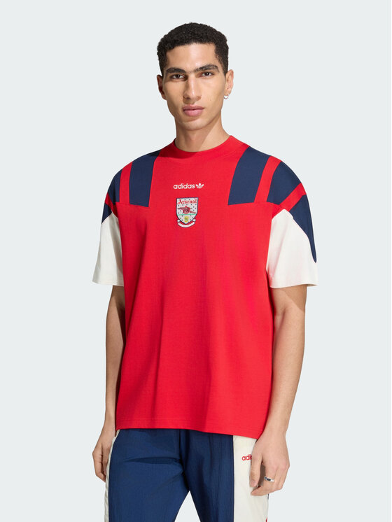 adidas adidas Koszulka techniczna 172269 Czerwony Loose Fit