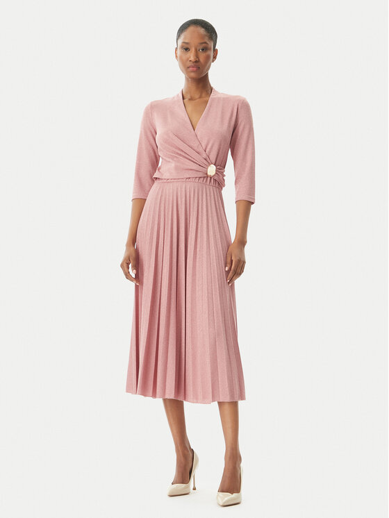 Rinascimento Rinascimento Kokteilikleit CFC0122980003 Roosa Regular Fit