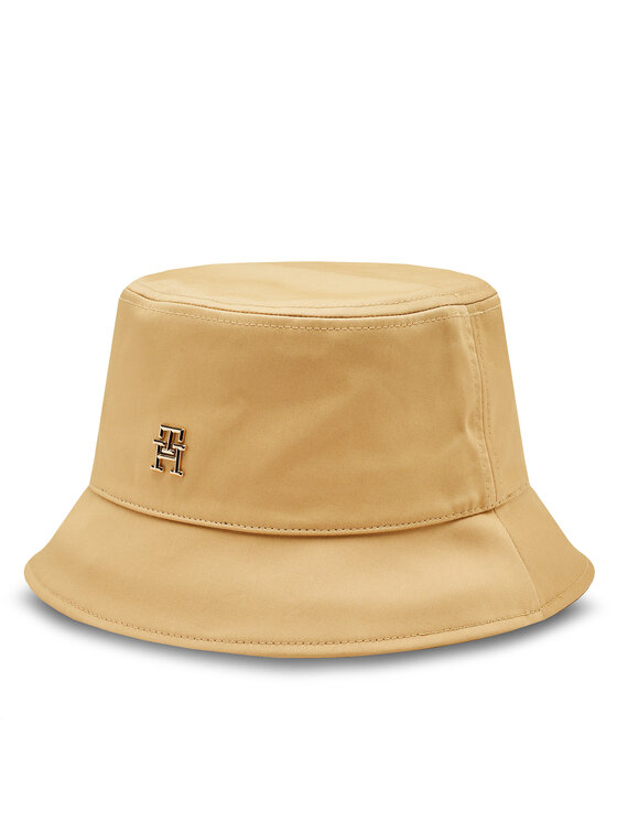 Tommy Hilfiger Platmale Distinct Rain Bucket Hat AW0AW16781 Bēšs