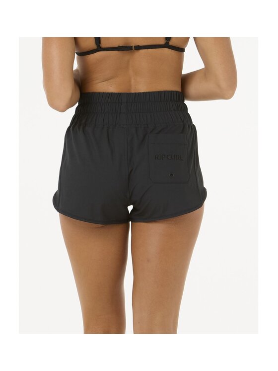 Rip Curl Rip Curl Szorty kąpielowe High Waist Retro Volley 3" Czarny