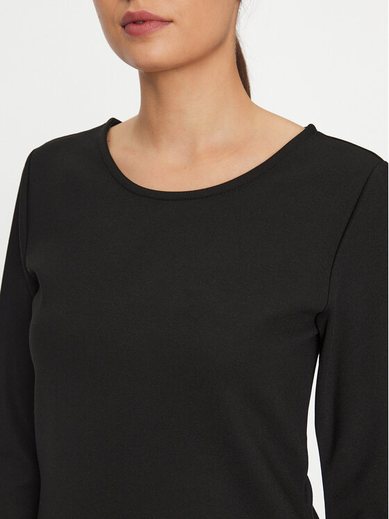 Vila Vila Rochie de zi Armerone 14086118 Negru Regular Fit