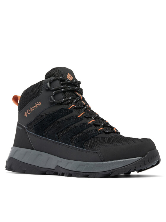 Columbia Columbia Trekking Strata Trail™ Mid WP Boot 2076861 Crna