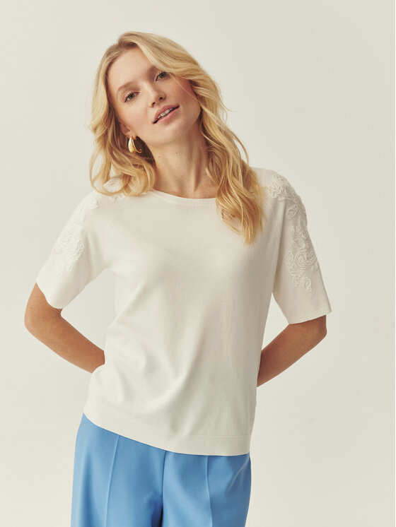 TATUUM TATUUM Bluzka LERAZ Biały Classic Fit