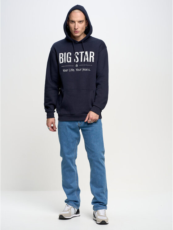 BIG STAR BIG STAR Bluza ashlyno_403 Granatowy Regular Fit