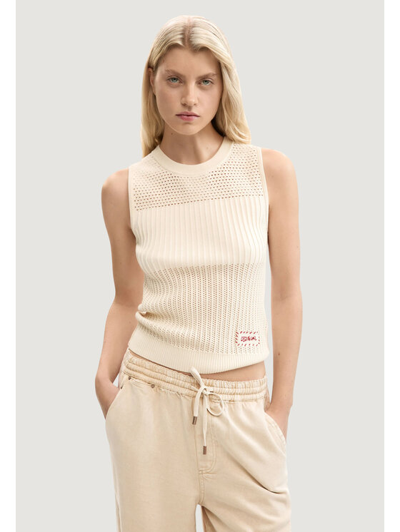 Desigual Desigual Canottiera TS_ROMA Beige Casual Fit