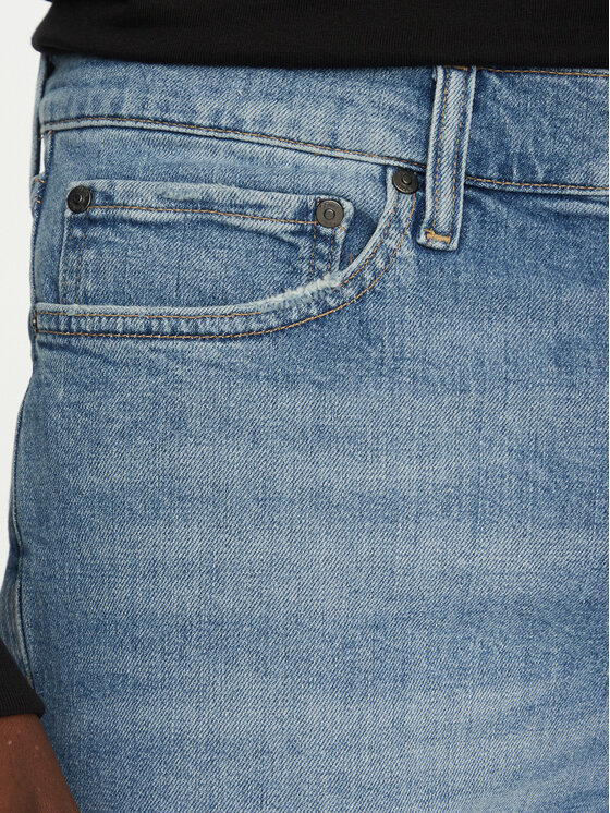Calvin Klein Calvin Klein Džínsové šortky K10K114079 Modrá Slim Fit