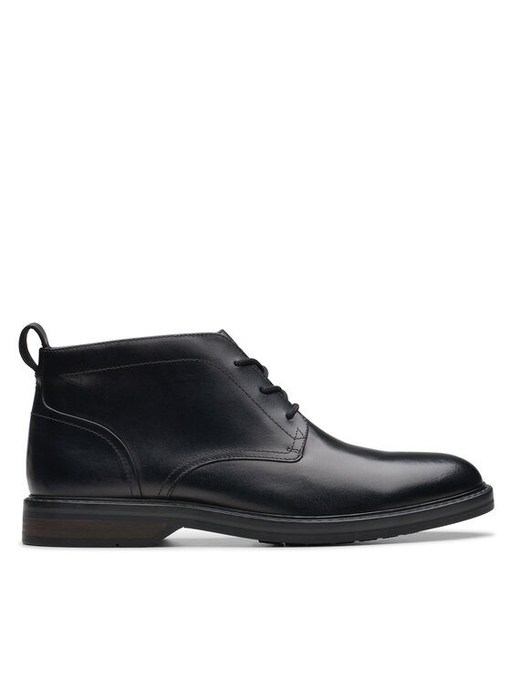 Clarks Clarks Kotníková obuv Aldwin Chukka 26179683 Černá