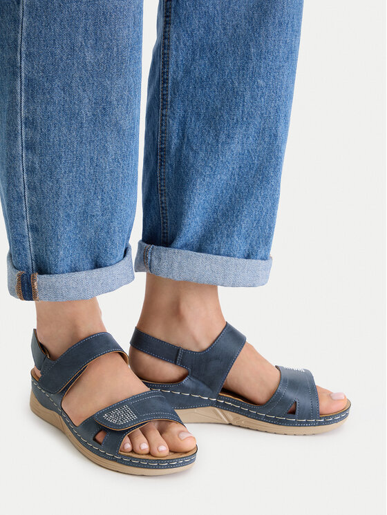 Go Soft Go Soft Sandalen CEO-WFA3741-1 Blau