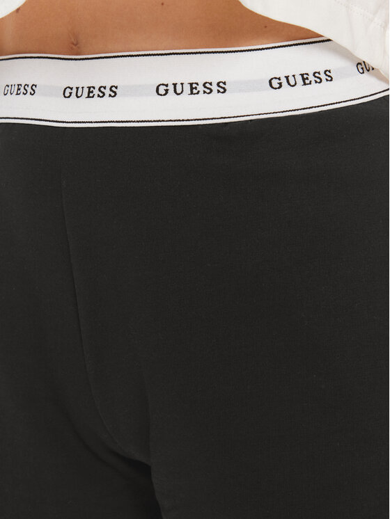 Guess Guess Kratke pidžama hlače O4GD02 KBS91 Crna Loose Fit