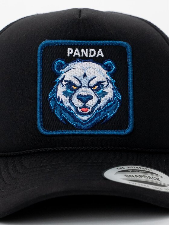 MyStars MyStars Czapka z daszkiem Czapka Z Daszkiem Trucker Czarna z Pandą MyStars Panda uni Czarny