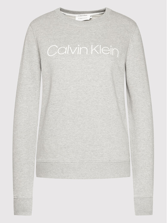 Calvin Klein Calvin Klein Majica dugih rukava Ls Core Logo K20K202157 Siva Regular Fit