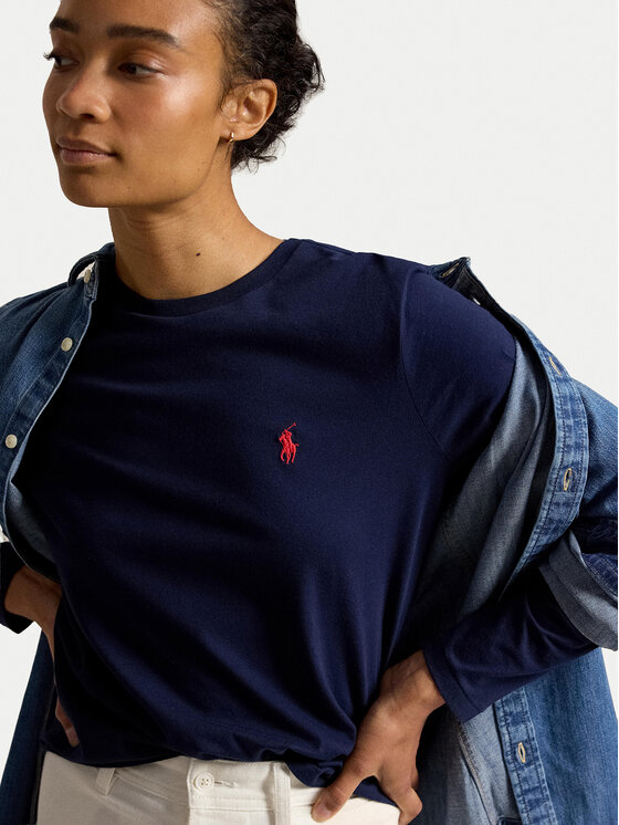Polo Ralph Lauren Polo Ralph Lauren Блуза 211B14604005 Тъмносин Regular Fit