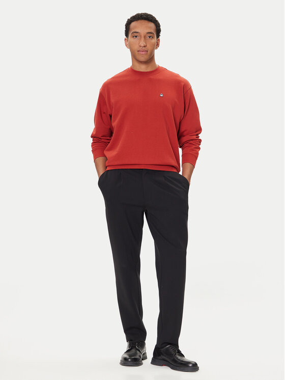 United Colors Of Benetton United Colors Of Benetton Mikina 342ZU1093 Bordová Regular Fit