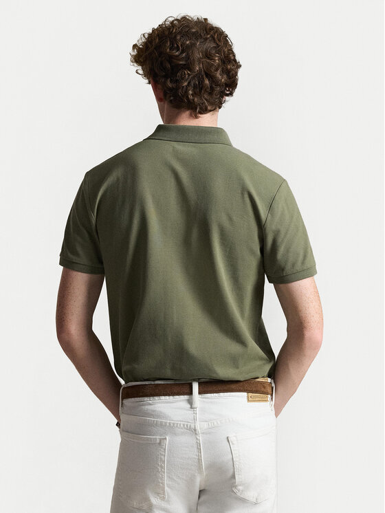 Polo Ralph Lauren Polo Ralph Lauren Poloshirt 710941439509 Grün Slim Fit