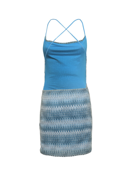 ACANFORA ACANFORA Sukienka wieczorowa SAA10335-BLU Niebieski Regular Fit