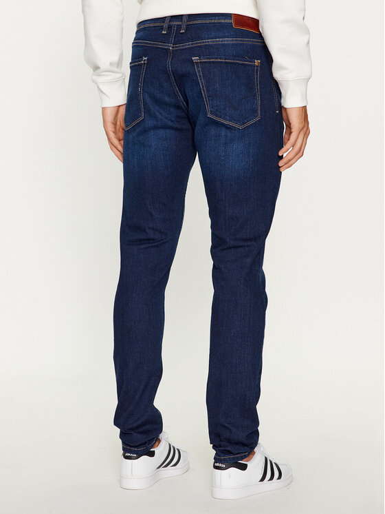 Pepe Jeans Pepe Jeans Jeansy Finsbury PM206321 Granatowy Skinny Fit