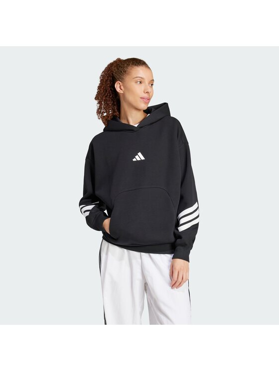 adidas adidas Bluza Future Icons Czarny Loose Fit