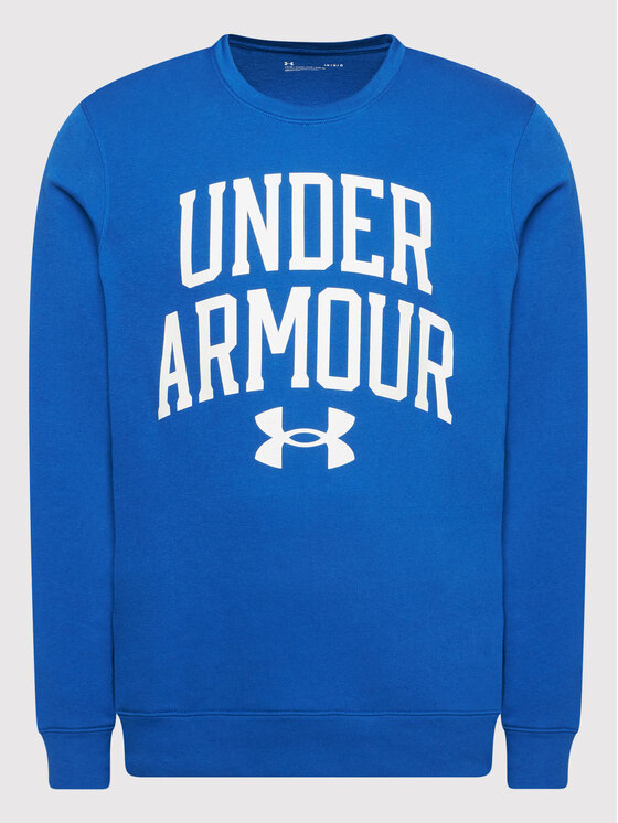 Under Armour Under Armour Džemperis Ua Rival 1361561 Mėlyna Loose Fit