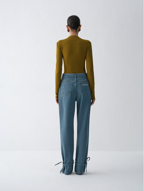 La Mania La Mania Halenka SANNE Zelená Basic Fit