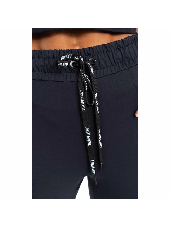 LaBellaMafia LaBellaMafia Legginsy LABELLAMAFIA LEGGING ESSENTIALS BLACK Czarny Regular Fit