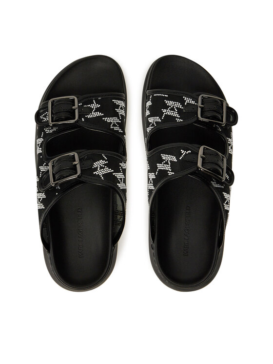 KARL LAGERFELD KARL LAGERFELD Şlapi Kapri Slide KL62505A Negru