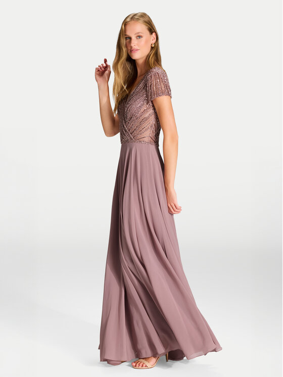 Hey Kyla Hey Kyla Večerna obleka 5AJ002HK Roza Regular Fit