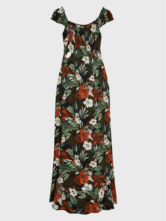 Volcom Volcom Letní šaty Coco B1332203 Barevná Regular Fit