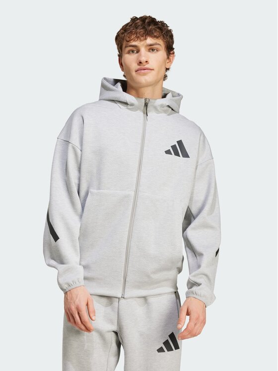adidas adidas Bluza 136949 Szary Regular Fit