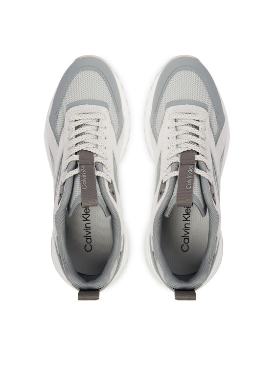 Calvin Klein Calvin Klein Сникърси Hike Runner Ck Stripe Refl Su HW0HW03107 Сив